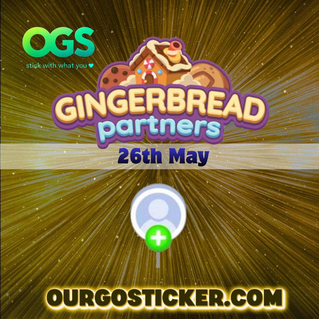 "26th/May" Gingerbread Partners Event x 1 slot