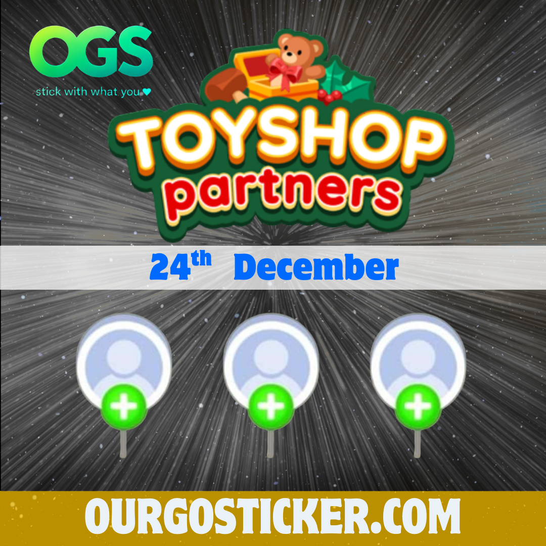 "24th/DEC" TOYSHOP Partners Event x 3 slots