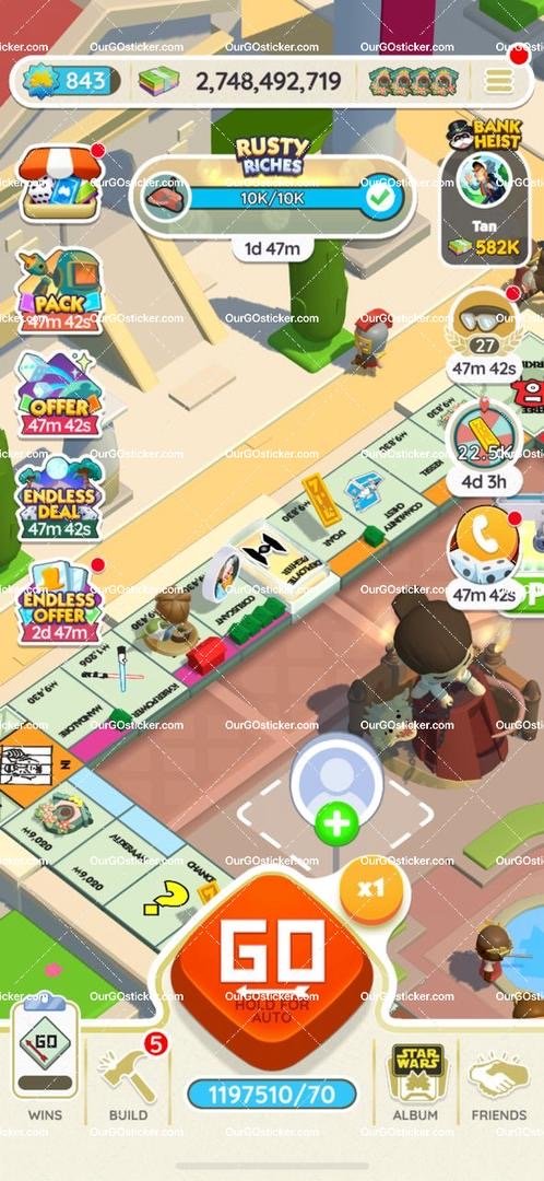 buy monopoly go sticker