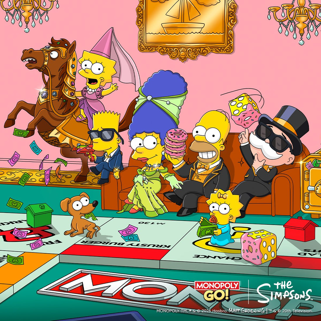 Monopoly Go June 3 to July 29 The Simpsons Album preview | New cosmetic rewards are waiting for you!