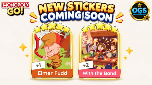 Monopoly GO Elmer Fudd and With the Band September 23 sticker event