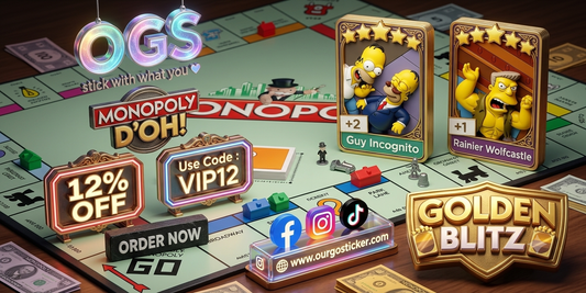 Monopoly GO Golden Blitz July 28-29 Guide featuring Guy Incognito Set 21 and Ranier Wolfcastle Set 20 Gold Stickers