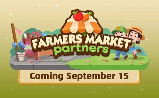 Monopoly GO Farmers Market Partners Event starting September 15 2026