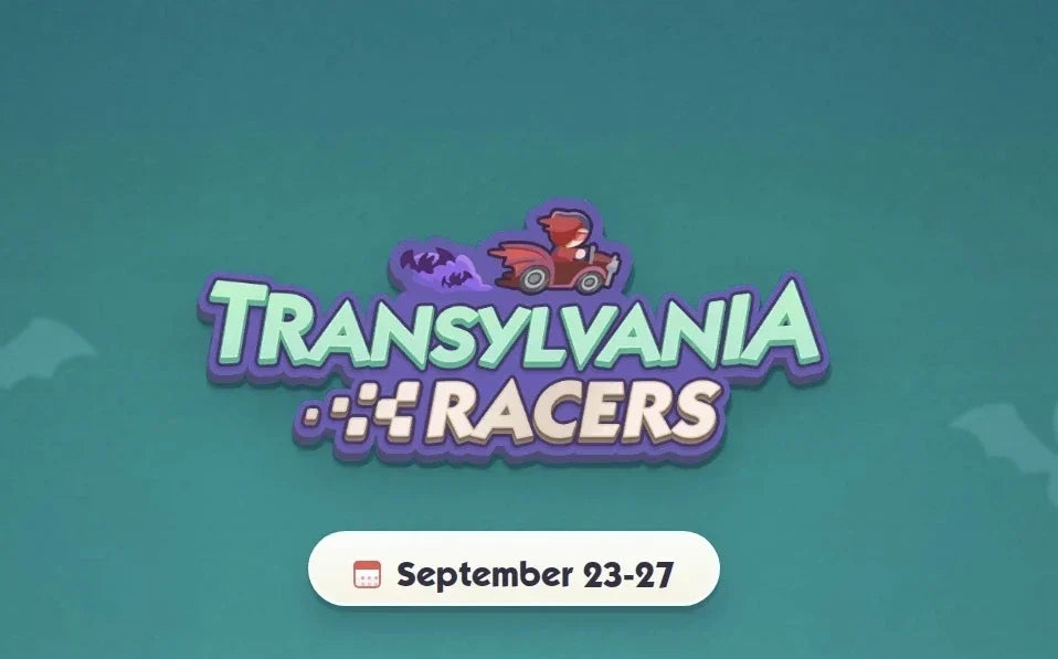Monopoly GO Transylvania Racers September 23-27 2026
