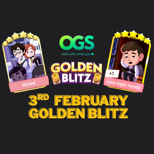 Monopoly Go February 3-4, 2026 Golden Blitz Schedule | Exchanging Bored and Late Night Neville with Others!