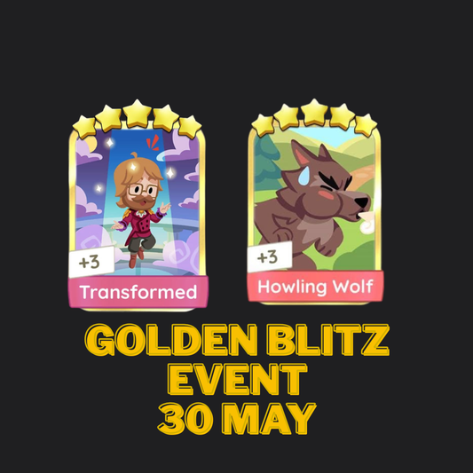 Monopoly Go May 29-30 Golden Blitz Schedule and Guide | Exchange Transformed and Howling Wolf with your friends