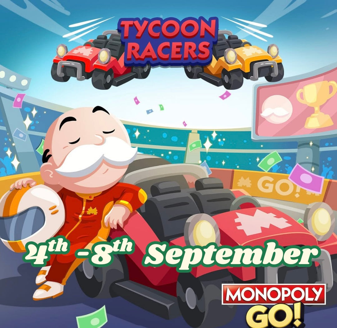 Monopoly Go September 4th-8th Tycoon Racers Schedule, Rewards And Strategy