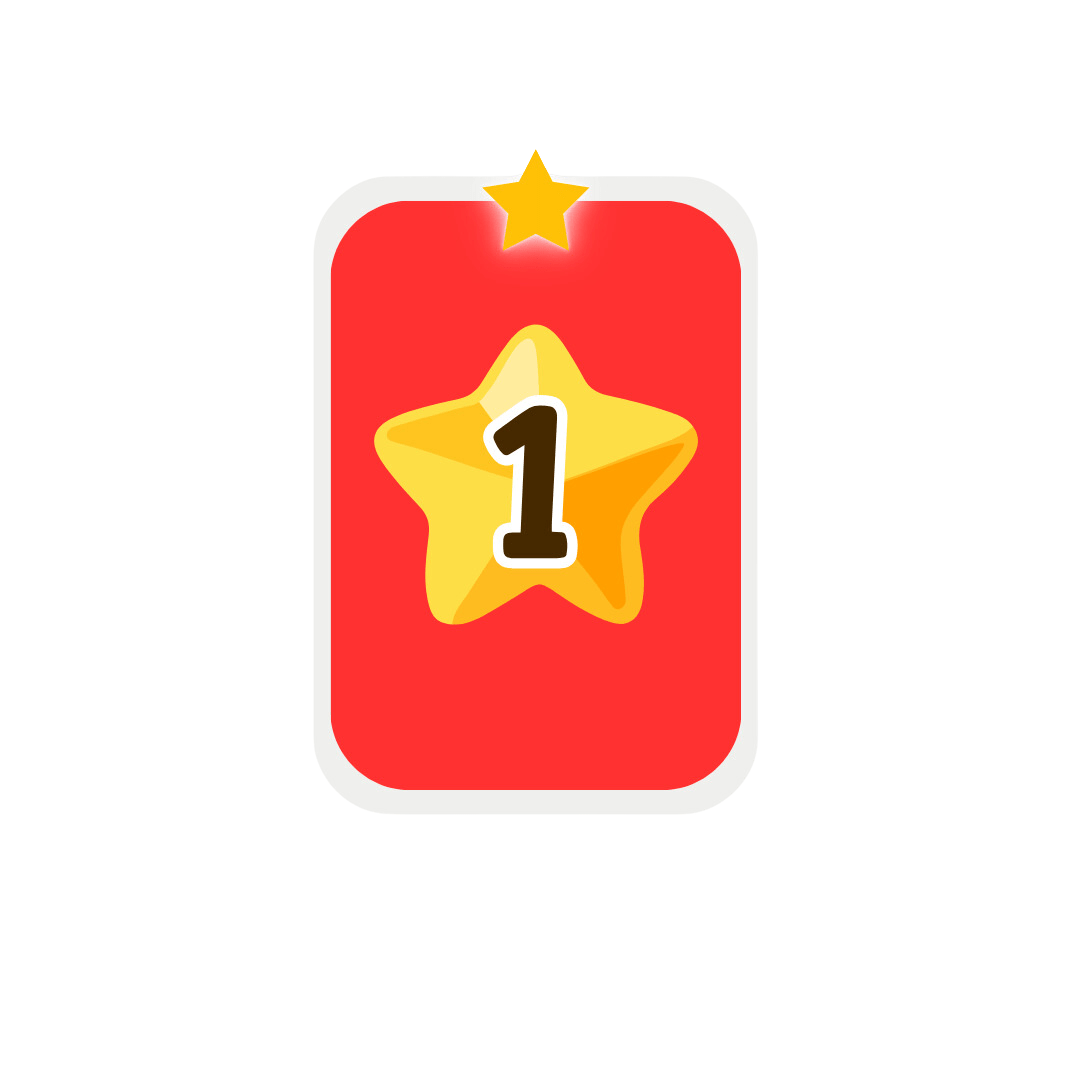1 Star Stickers - OurGOsticker