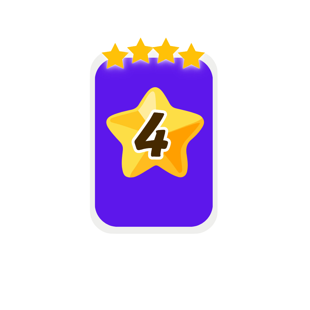 4 Star Stickers - OurGOsticker