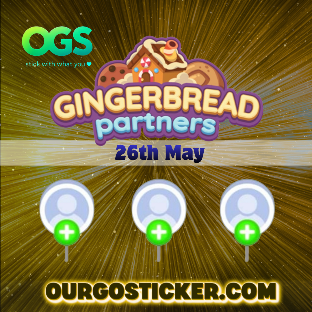 "26th/May" Gingerbread Partners Event x 3 slots
