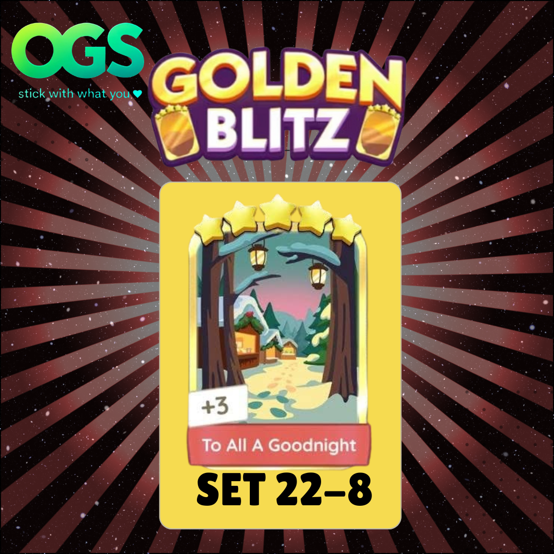 [PRE ORDER] To All A Goodnight Set 22-8 5 Star Gold Sticker