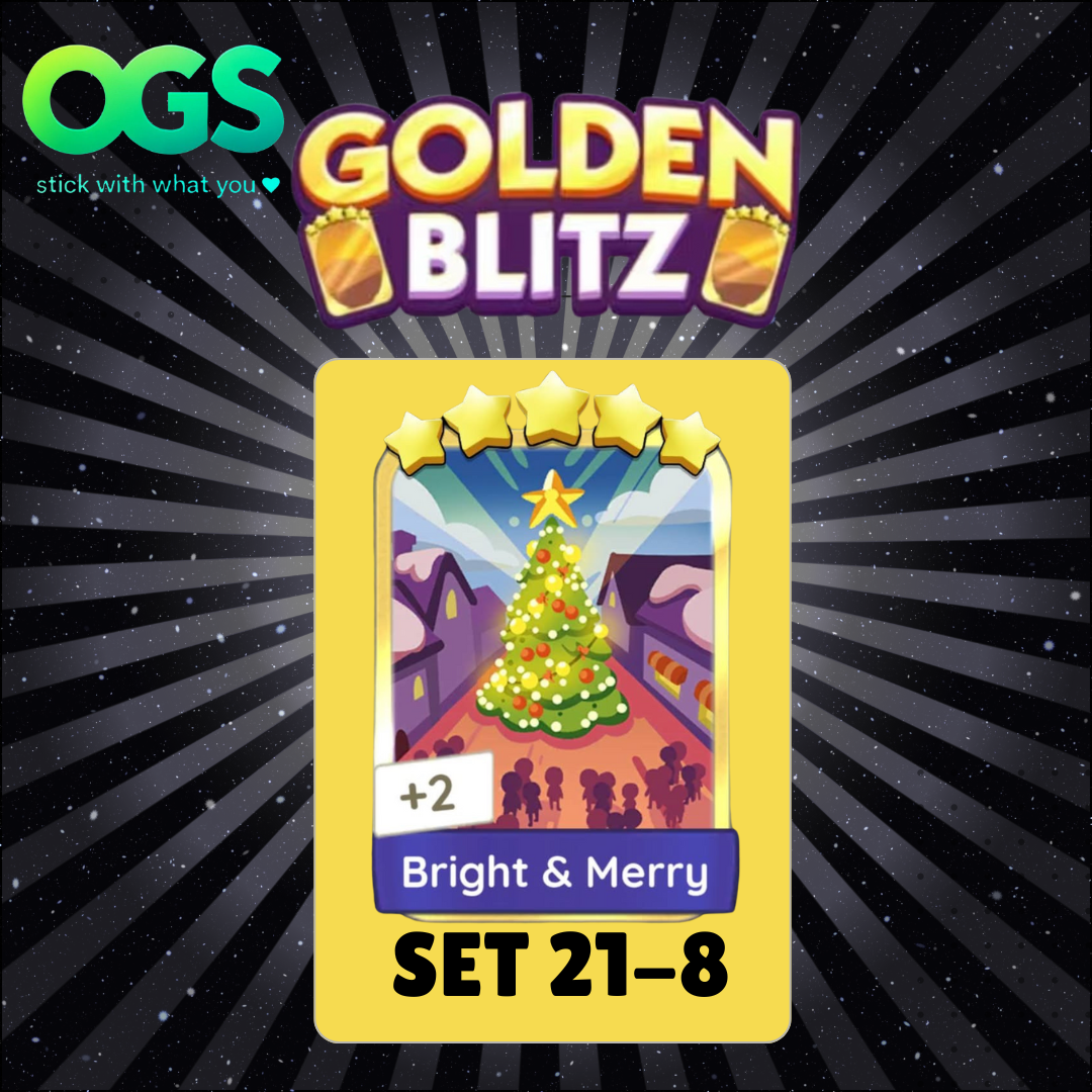 [Pre Order] Bright & Merry Set 21-8 5 Star Gold Sticker