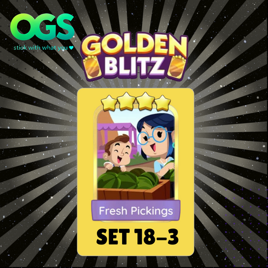 [8th/AUG] 'Fresh Pickings' Set 18-03 4 Star Gold Sticker