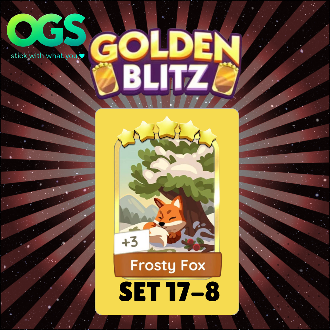[PRE ORDER] Frosty FOX Set 17-8 5 Star Gold Sticker