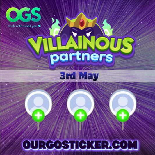 "3rd/May" Villainous Partners Event x 3 slots