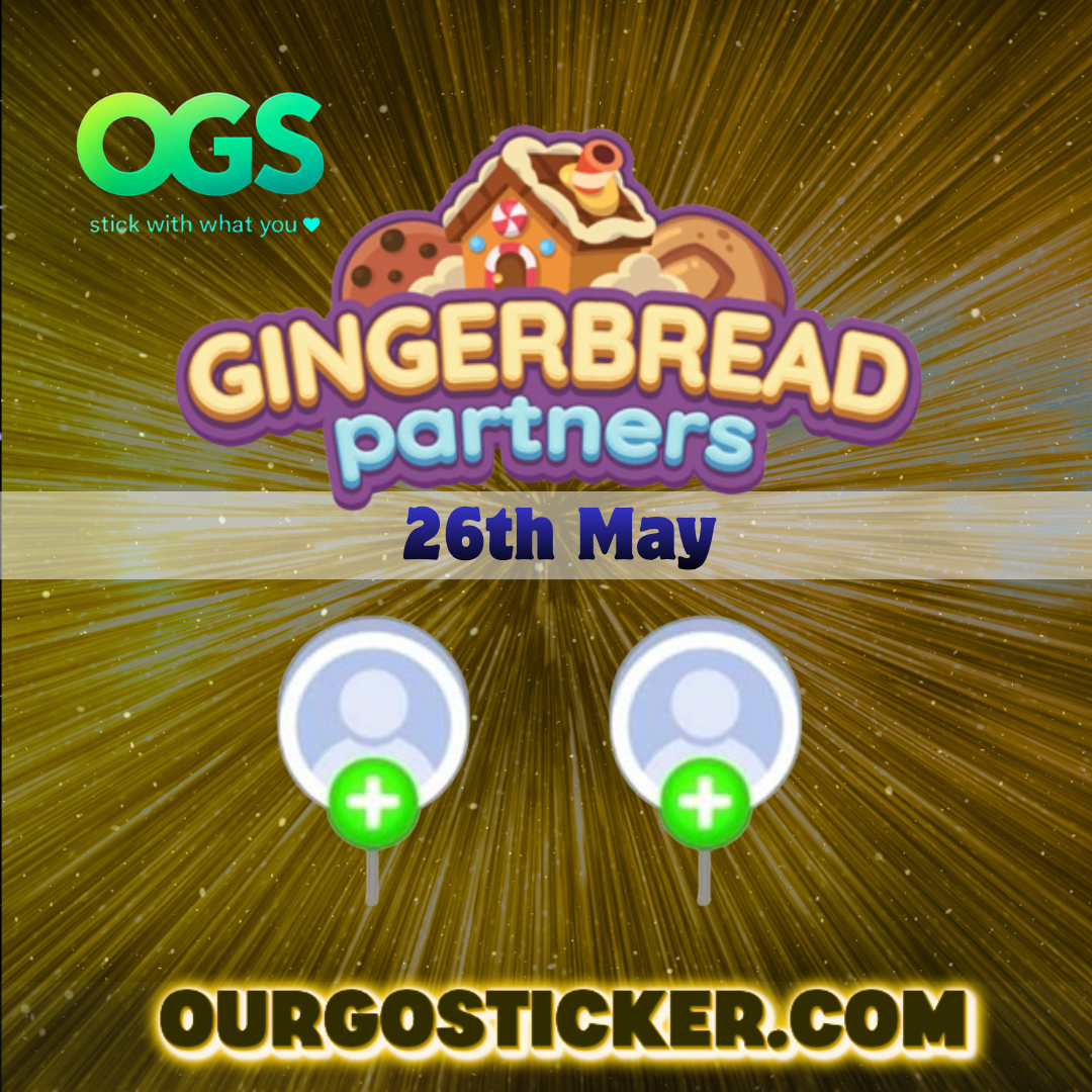 "26th/May" Gingerbread Partners Event x 2 slots