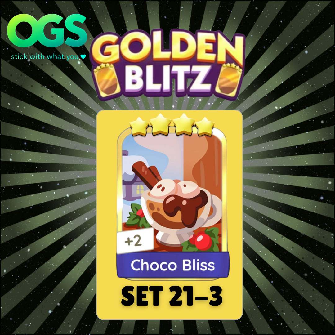 [Ready Stock] Choco Bliss Set 21-3 4 Star Gold Sticker