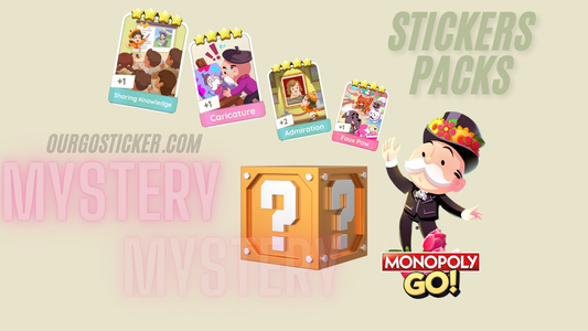 Blind Mystery Box 4 Star Sticker Pack