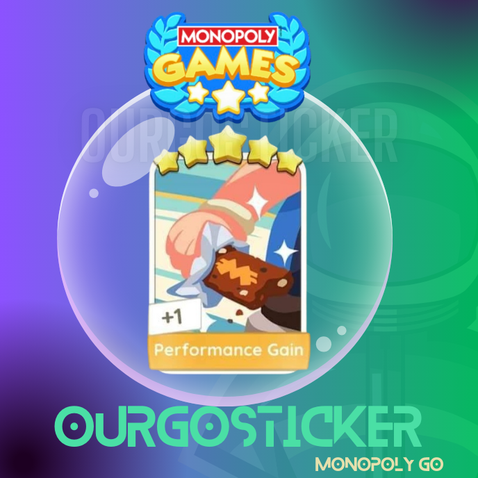 Monopoly Go 5 star sticker Set-26 Performance Gain