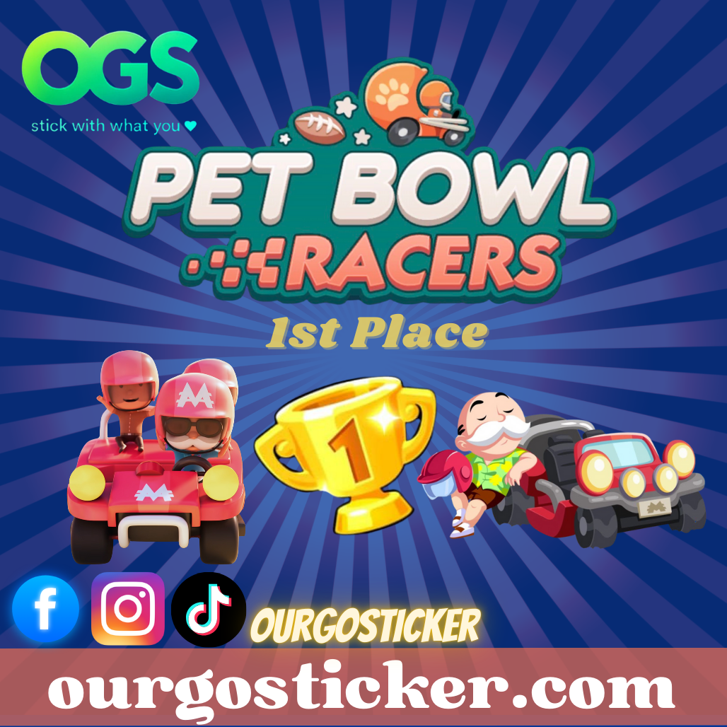 "1st Choice" Guaranteed #1st (CHAMPION ONLY) -Pet Bowl Racers Event x 3 Slots from us + 1 from you