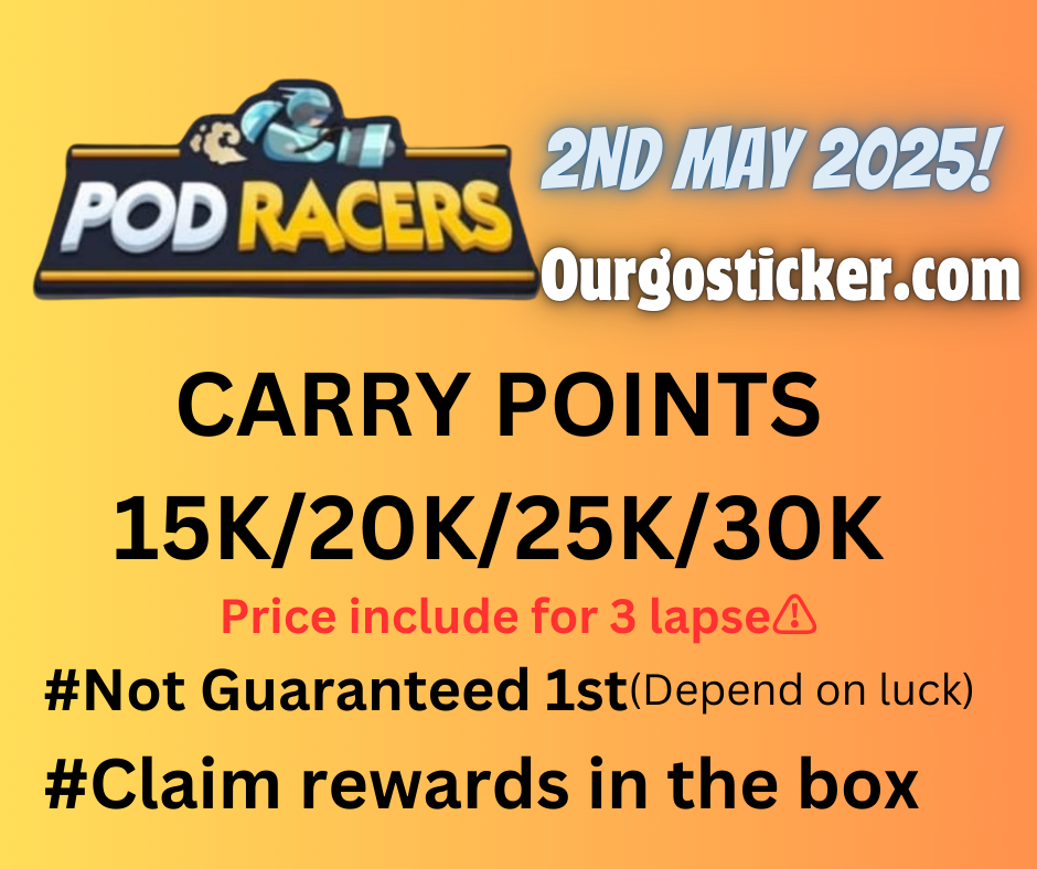 [2nd/May] POD Racers Event Carry Points x 1 Slot