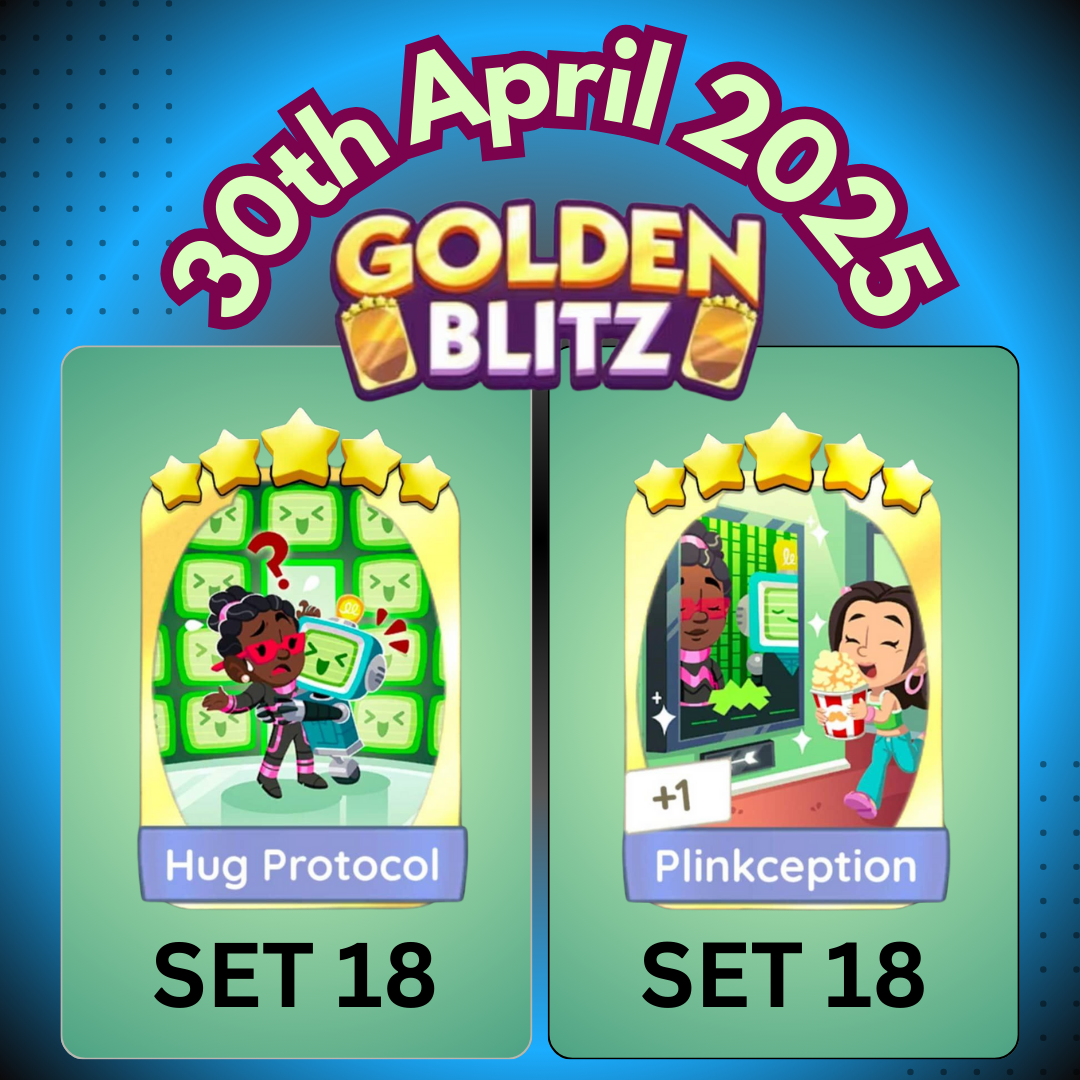 [30th/April] Golden Blitz 'Hug Protocol & Plinkception'