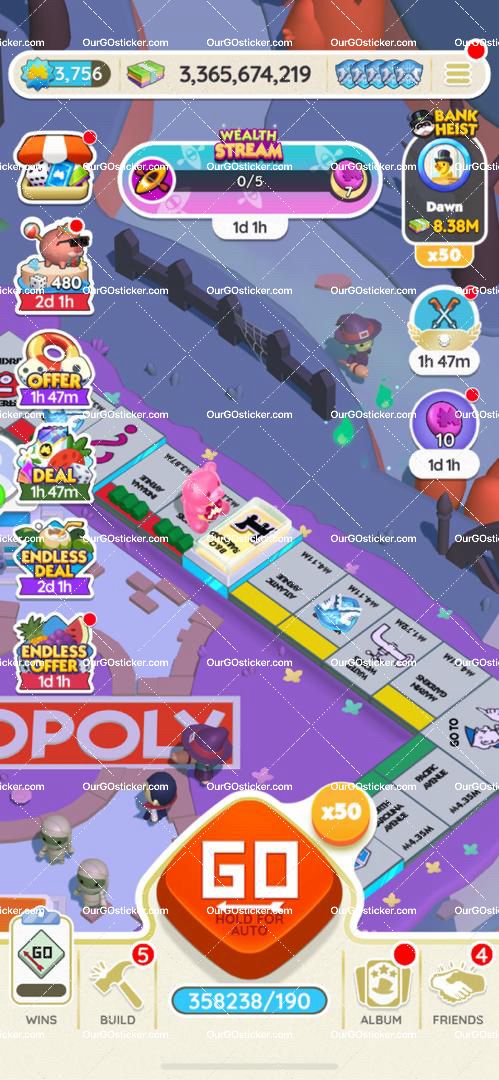 buy monopoly go sticker
