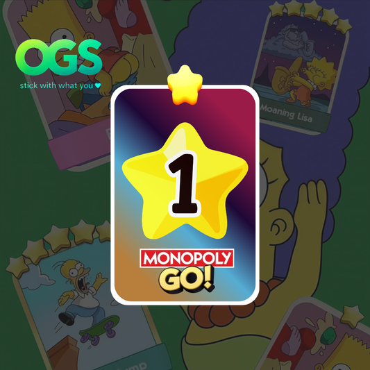 Monopoly Go 1 Star Stickers
