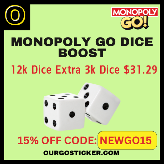 Monopoly Go Dice Boost  "Read Description"