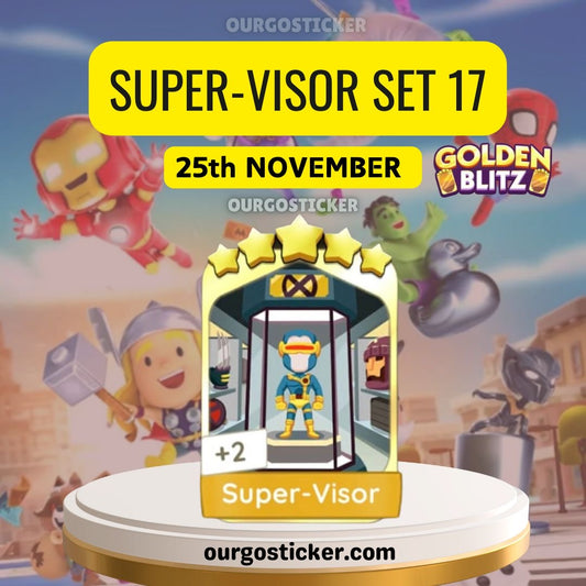 [Pre Order 25/11] Golden Blitz 5 Star Super-Visor Set 17