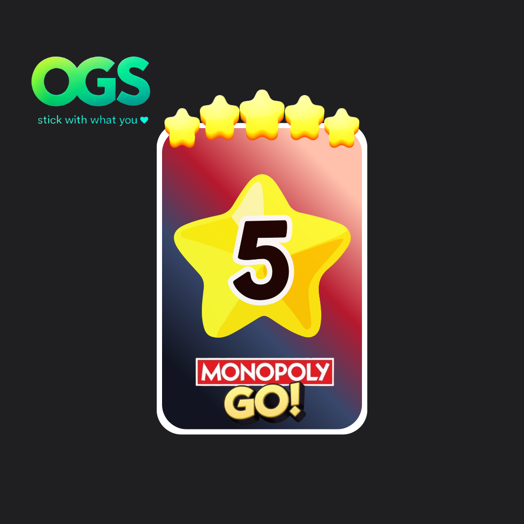 Monopoly Go 5 Star Stickers