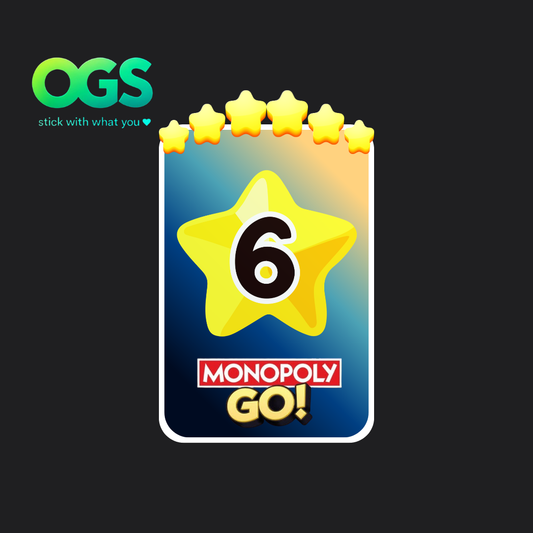 Monopoly Go 6 Star Stickers