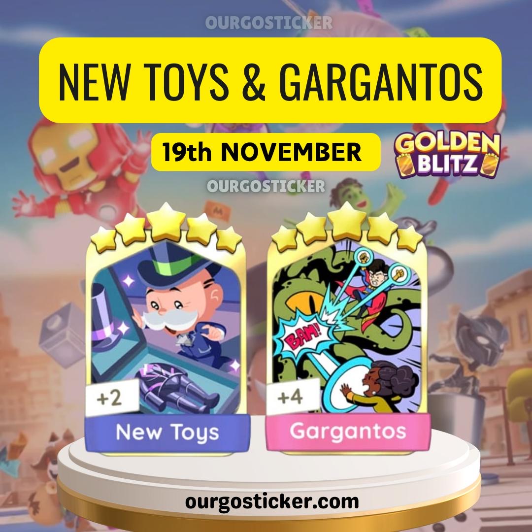 Golden Blitz 5 Star Bundle New Toys & Gargantos