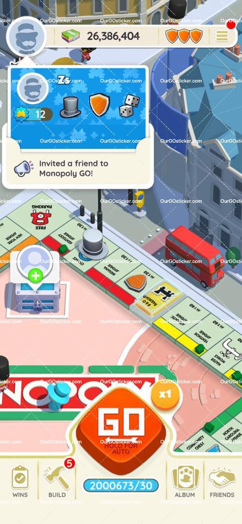 [Pre Made Account]Monopoly Go Account Sale  Level:12  Dice:2000000