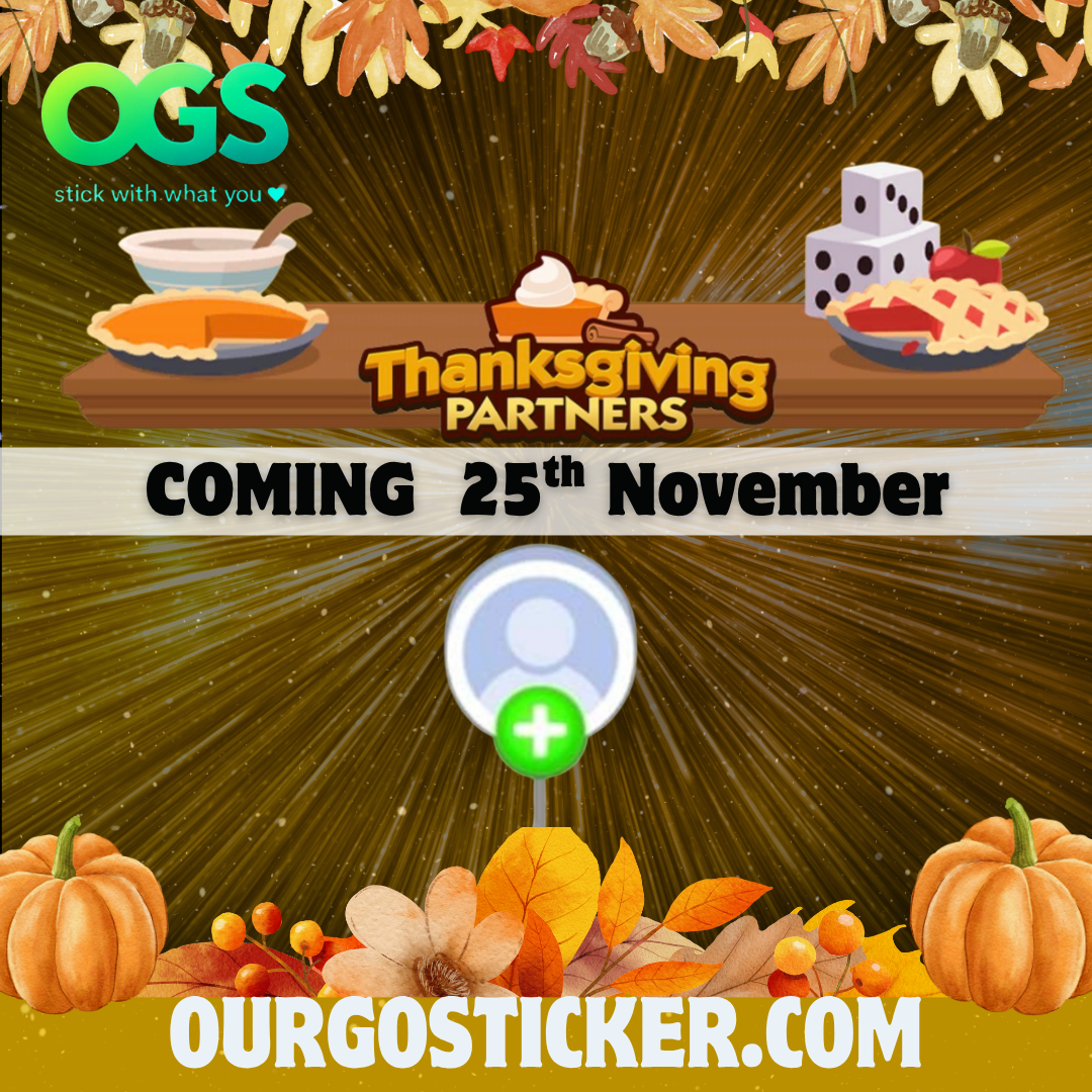 "25th/NOV" THANKSGIVING Partners Event x 1 slot