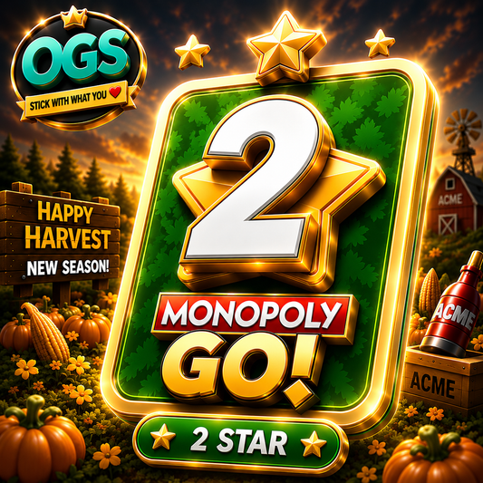 Monopoly GO Happy Harvest 2 Star Stickers Product | OurGoSticker