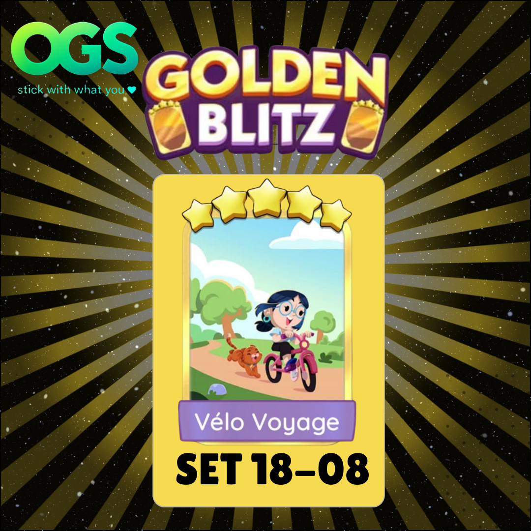 [25th/AUG] 'Velo Voyage' Set 18-08 5 Star Gold Sticker