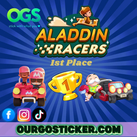 "1st Choice" Guaranteed #1st (CHAMPION ONLY) -ALADDIN Racers Event x 3 Slots from us + 1 from you