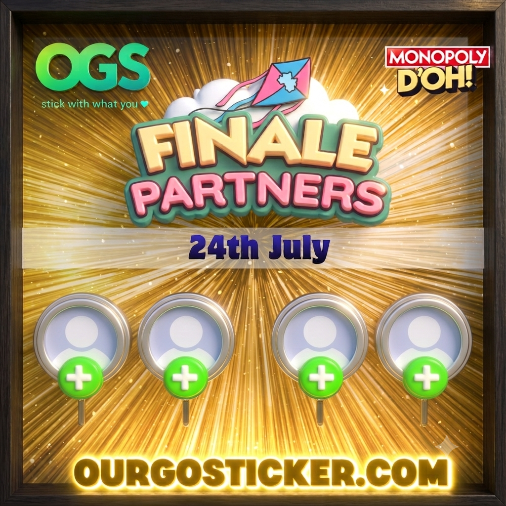 "24th/July" Finale Partners Event x 4 slots (free 1 pcs 4 star sticker)