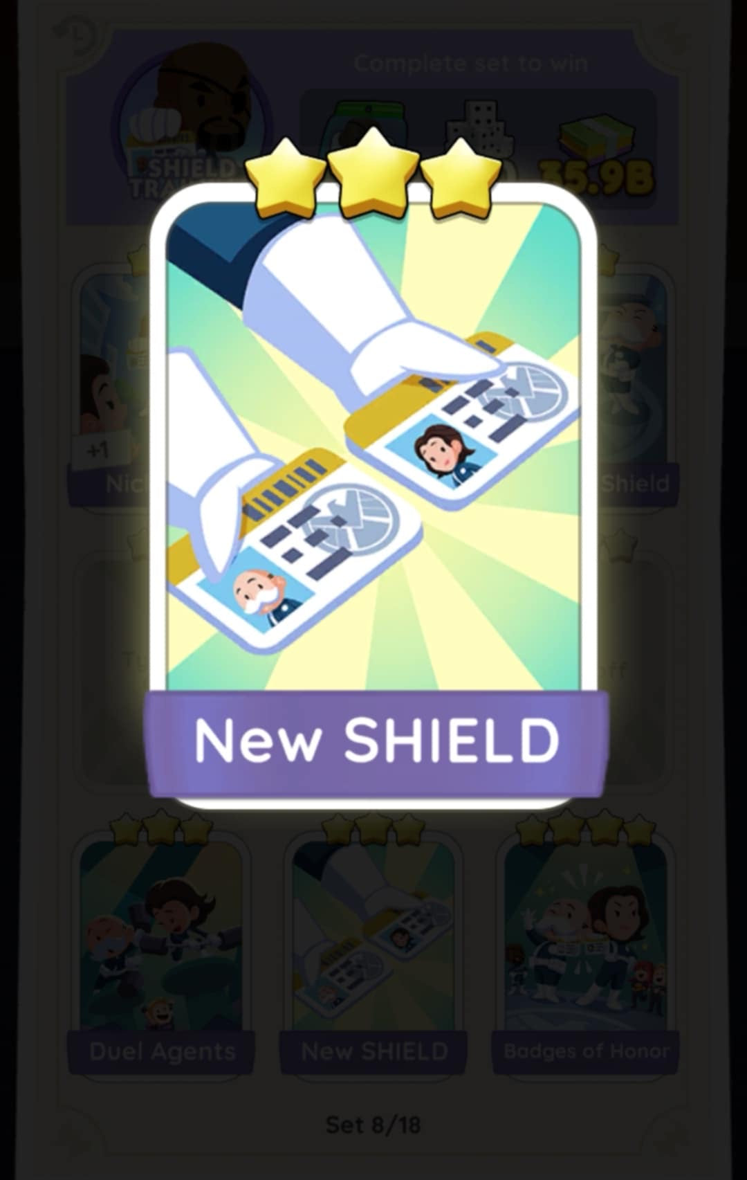 New SHIELD 3 Star-Set 08-8