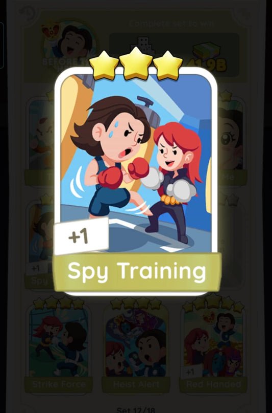 Spy Training 3 Star-Set 12-4