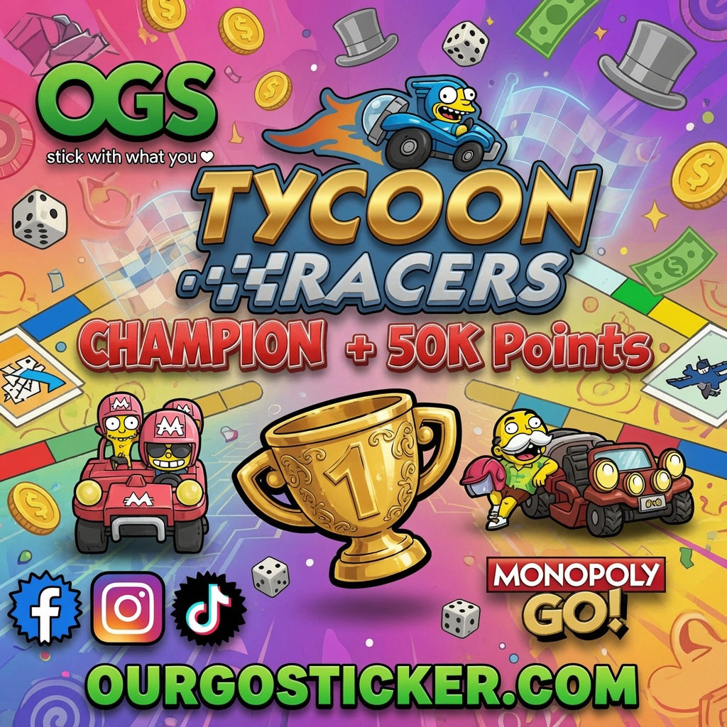 "2nd Choice" Tycoon Racers GUARANTEED 1ST CHAMPION + 50K POINTS STAGE 1 ( 3 SLOT FROM US + 1 SLOT YOU)