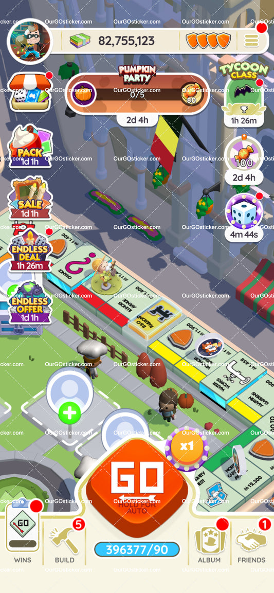 [Pre Made Account]Monopoly Go Account Sale  Level:1236  Dice:513000