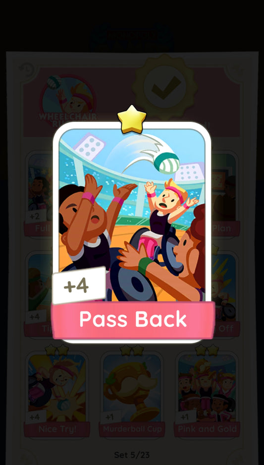 Pass Back Stickers