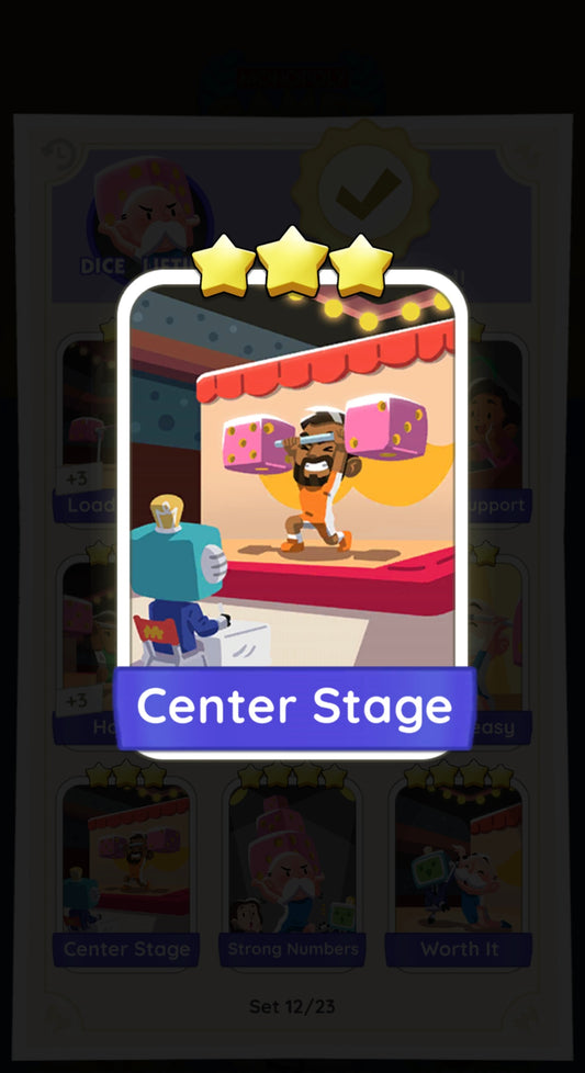 3 star - Center Stage - S12