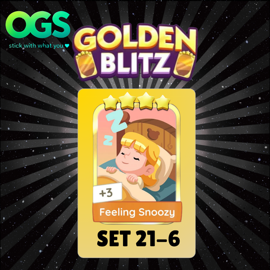[PRE ORDER] Feeling Snoozy Set 21-6 4 Star Gold Sticker