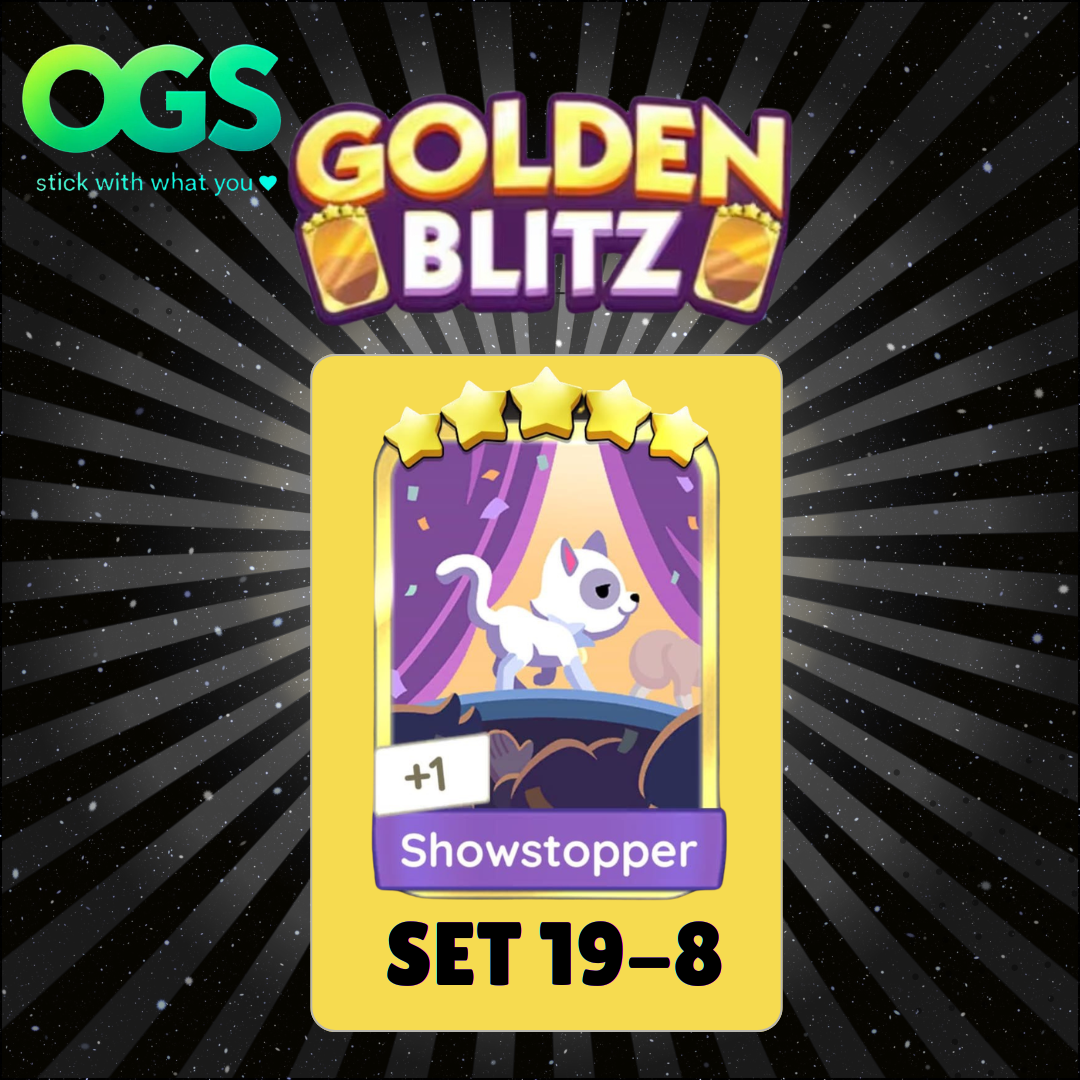 [PRE ORDER] Showstopper Set 19-8  5 Star Gold Sticker