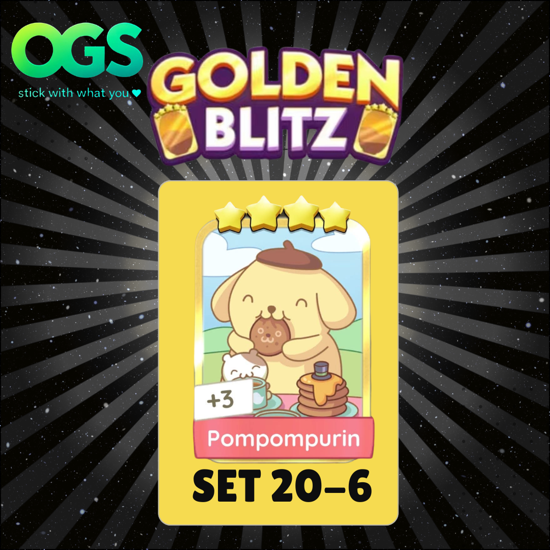 [PRE ORDER] Pompompurin  Set 20-6 5 Star Gold Sticker