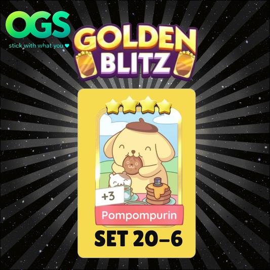 [PRE ORDER] Pompompurin  Set 20-6 5 Star Gold Sticker