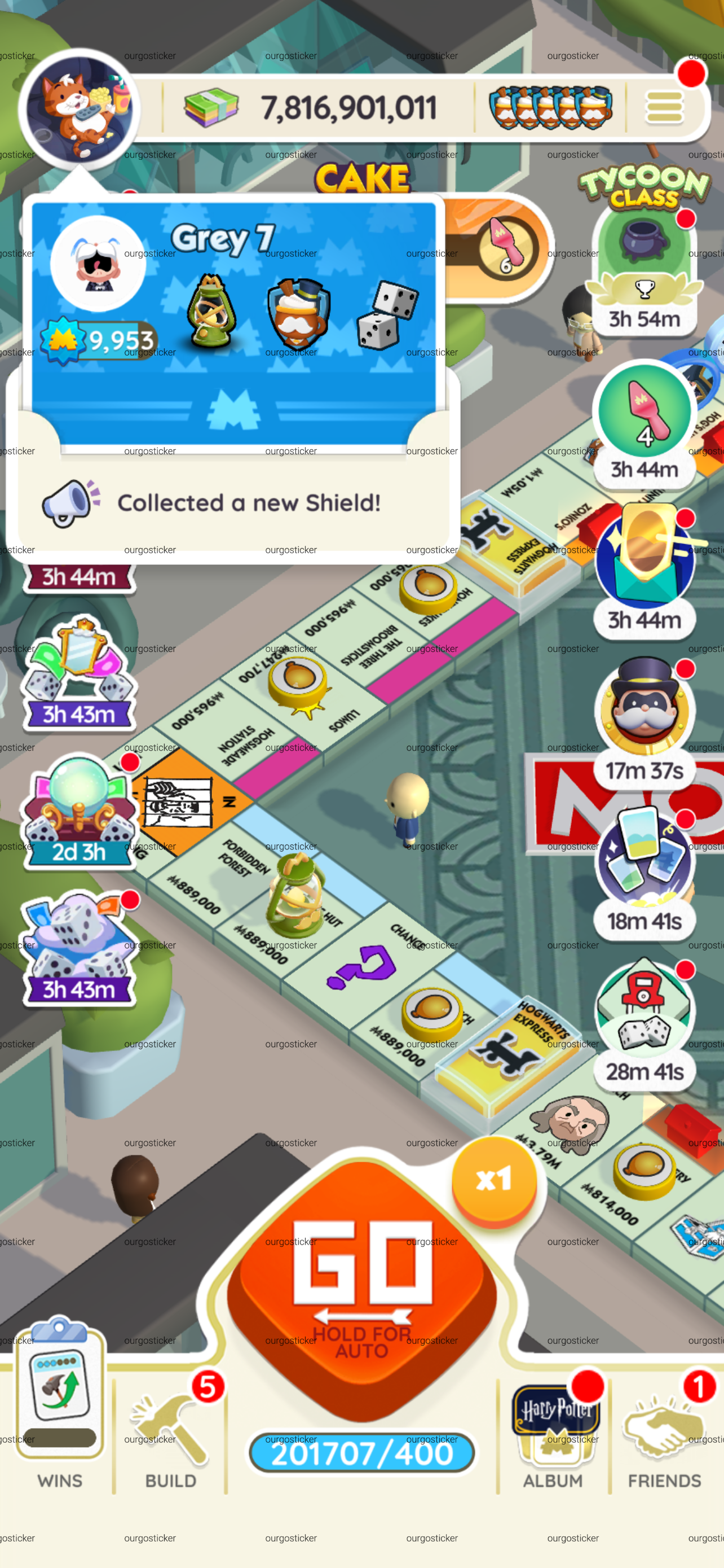 [Pre Made Account]Monopoly Go Account Sale  Level:9953  Dice:201700